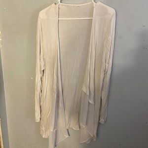 White Multi Texture Kimono